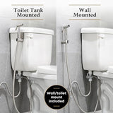 Purrfectzone 3 Pack Bidet Sprayer for Toilet, Handheld Bidet Sprayer Kit, Easy-to-Install Toilet Bidet Shattaf Set, Hand Held Stainless Steel Shower with Adjustable Flow, Cloth Diaper wash