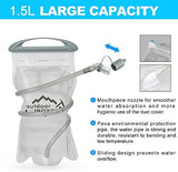 INOXTO Running Hydration Vest Backpack,Lightweight Insulated Pack with 1.5L Water Bladder Bag Daypack for Hiking Trail Running Cycling Race Marathon for Women Men