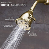 Speakman, Polished Brass S-2005-HB-PB Hotel Anystream High Pressure 2.5 GPM Adjustable Shower Head