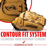 Franklin Sports Baseball + Softball Gloves - Field Master Adult + Youth Baseball + Softball Gloves - Right Hand + Left Hand Gloves - Infield + Outfield Mitts - Multiple Sizes + Colors