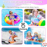 Vvinca Separable Toddler Swim Vest Fit 22-66 Lbs（1-6 Years）|2025 Newest 3 in 1 Pool Float & Arm Bands Boys and Girls, Adjustable Sturdy Safety for Infant 1 2 3 4 5 6 Year