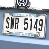 FANMATS NCAA Unisex-Adult Chrome Metal License Plate Frame