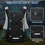 Lightweight Hydration Backpack, Running Backpack with 2L Water Bladder, Hydro Water Daypack for Cycling Hiking Rave for Men Women