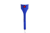 PEPE Mobility - Forearm Crutches for Adults (x2 Units, Open Cuff), Adjustable, Aluminum, Blue - Made in Europe