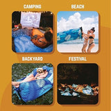 Chillbo Inflatable Couch – Cool Inflatable Chair. Upgrade Your Camping Accessories. Easy Setup is Perfect for Hiking Gear, Beach Chair and Music Festivals.