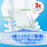 Dog Diapers Male Disposable Super Absorbent, 100 Count, Male Dog Wraps Leak Proof, Ultra Dry & Breathable, Small