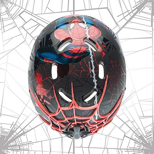 BELL Marvel Spiderman Hero Helmet, Red, Child (5-8 yrs.)
