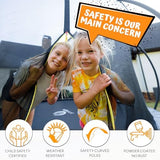 JUMPZYLLA Trampoline Outdoor 8FT 10FT 12FT 14FT 15FT 16FT with Enclosure and Ladder, ASTM Approved Recreational Trampoline for Kids and Adults, Anti-Rust Coated Frame