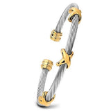 OSIRIDEH2 Cable Bracelets For Women, Multifunctional Twisted Bracelets for Women, Famous Twisted Cable Bracelets Bracelet Designs Women's Bracelets Fashion Jewelry Trendy Women' (Gold)