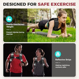 BAGAIL Weighted Vest, 5lbs/10lbs/12lbs/15lbs/20lbs/25lbs/30lbs Weight Vest with Detachable Pouch, Rucking Vest for Women, Men, Walking, Weight Loss, Training, Running