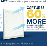 Filtrete 12x24x1 AC Furnace Air Filter, MERV 13, MPR 1900, Premium Allergen, Bacteria & Virus Filter, 3-Month Pleated 1-Inch Electrostatic Air Cleaning Filter, 2-Pack (Actual Size 11.69x23.69x0.78 in)