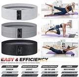 Renoj Resistance Bands, Exercise Workout Bands for Women and Men, 3 Set of Stretch Bands for Booty Legs for Yoga Starter, Pilates Flexbands