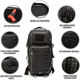 WOLF TACTICAL Molle Backpack Small Tactical Backpack Small Concealed Carry Backpack CCW Backpack Bug Out Bag 24L EDC Daypack