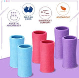WILLBOND 6 Inch Wristbands Paris Sports Competitions Supplies Sport Long Wrist Bands Sweatband Elastic Athletic for Gym Tennis Outdoor Activity