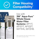 3M Aqua-Pure AP110 2-Pack Whole House Replacement Water Filter Cartridges, 5 Micron Sediment Reduction, for use with AP11T or AP101T Housing