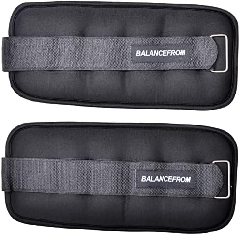 Fully Adjustable Ankle Wrist Arm Leg Weights, 1-20LBS, Multiple Options