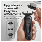 Braun Series 6 6046cs Electric Razor for Men, Wet & Dry, Electric Razor, Rechargeable, Cordless Foil Shaver with Charging Stand, Travel Case and Precision Trimmer, Black