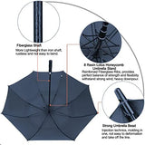 G4Free 47/54/62/68 Inch Automatic Open Golf Umbrella Oversize Extra Large Double Canopy Vented Windproof Waterproof Stick Umbrellas