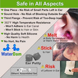 WaterDam A-Series Swimming Ear Plugs Ultra Comfy Great Waterproof Earplugs (Size 2A+2A+2A: Kids Teens Small&Medium Ear Women (Green Orange Pink))