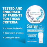 Safer Home Indoor Plug-in Fly Trap - SH502-2SR - Effective Fruit Fly Traps for Indoors, Gnat Traps for House Indoor, 400 Sq Ft Protection - Style: 2 Devices + 2 Glue Cards