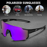 STORYCOAST Polarized Sports Sunglasses for Men Women,Driving Fishing Cycling Mountain Bike Sunglasses UV400 Protection