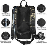 NOOLA Hydration Backpack with 3L TPU Water Bladder, Tactical Molle Water Backpack for Men Women, Hydration Pack for Hiking, Biking, Running and Climbing