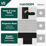 Magnetic Screen Door, Fits Door Size 72" X 80", Door Mesh with Magnetic Closure and Super Strong Magnets, Heavy Duty Double Opening for Sliding Patio and French Doors