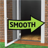 Touch 'n Hold Smooth Dual Door Closer System (Black) – Heavy-Duty - Touch-Button Hold Open Feature & Smooth Closing Motion - Storm & Security Door (Medium/Heavy Weight). New Door/Replace Old Unit