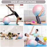 APEXUP Yoga & Pilates Ball - Anti Slip Heavy Duty Gym Ball for Fitness, Balance & Core Workout