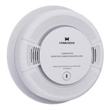 HOMEAEGIS Smoke and Carbon Monoxide Alarm, 1-Pack Size.10-Year Battery Powered.