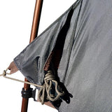 Kelty Highroads Overlanding Shelter - Universal Mount Car Camping Tent with Large Zippered Entry, Aluminum Frame, Adjustable Walls and Windows, UV Protection, Rainproof, Stuff Duffel Included, 2024