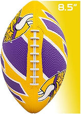 Franklin Sports NFL Team Footballs - Rubber Youth Mini Footballs for All NFL Teams - Kids Junior 8.5" Football - Official NFL Licensed Footballs