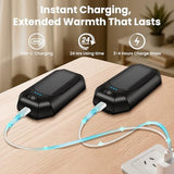 AI Hand Warmers Rechargeable 2 Pack,Portable Electric Hand Warmer Reusable,AI Hand Warmer for Outdoor Golf Hunting Camping Accessories,Warm Winter Gifts for Men Women Kids