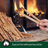 Plow & Hearth 40 LBS Fatwood Fire Starter Sticks, Organic Resin Rich Kindling Sticks for Wood Stoves Fireplaces Campfires Fire Pits, Non Toxic Natural Fire Sarters