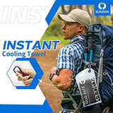 Sukeen [4 Pack] Cooling Towel (40"x12"),Ice Towel,Soft Breathable Chilly Towel,Microfiber Towel for Yoga,Sport,Running,Gym,Workout,Camping,Fitness,Workout & More Activities