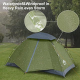Night Cat Upgraded Backpacking Tents 1 2 Persons Easy Clip Setup Camping Tent Adults Scouts Heavy Rainproof Compact Lightweight