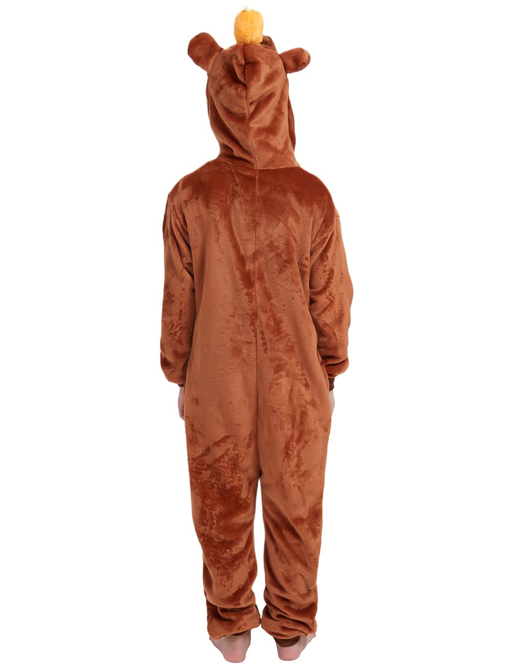 ABENCA Capybara Onesie Kids Costume Animal Girls One Piece Pajamas Cosplay Halloween Christmas.130