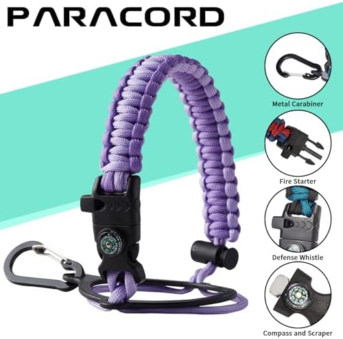 40 oz Water Bottle with Straw - Insulated Vacuum Water Flask with Straw & Auto Spout Lid, Paracord Handle & Carrying Pouch, Keep Cold 48H Hot 24H, Sweat-Proof Thermal Water Jug with Strap for Hiking