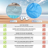 BYDOLL Beach Blanket 78''X81'' 4-7 Adults Oversized Lightweight Waterproof Sandproof Blanket for Beach Large Picnic Mat Travel Camping
