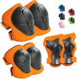 Kids Protective Gear Set Knee Pads for Kids 3-14 Years Toddler Knee and Elbow Pads with Wrist Guards 3 in 1 for Skating Cycling Bike Rollerblading Scooter