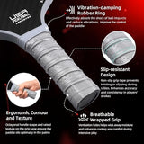 BAGAIL Pickleball Paddles, USAPA Approved Fiberglass Surface Pickleball Set, Lightweight Pickle Ball Rackets with 4 Balls, 1 Bag, Designed in California for Traction and Stability