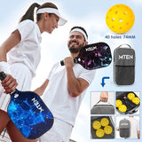 Pickleball Paddles, USAPA Approved Fiberglass Surface Pickleball Set with Pickleball Rackets, Pickleball Paddles Set for Men Women