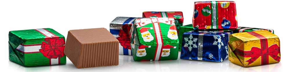 Madelaine Milk Chocolate Christmas Presents – Individually Wrapped Holiday Chocolates for Kids – Christmas Candy Stocking Stuffers & Holiday Gift Basket Treats – 12 oz Bag (Approx. 36 Pieces)