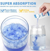 Poesie Poo Absorbent Gel Powder for Portable Toilet Camping Hiking Outdoor Portable Potty Resolution