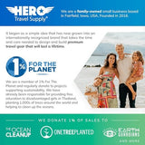 Hero Cooling Towel, Hiking, Sports, Yoga (Pack of 2) Ultra Soft Microfiber, 40 x 12