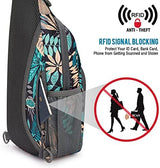 G4Free RFID Sling Bag Crossbody Backpack Small Chest Shoulder Bag Hiking Outdoor