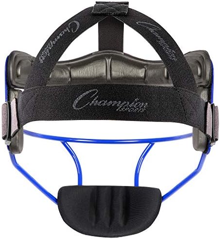 Champion Sports Steel Softball Face Mask - Classic Fielders Masks for Adults - Durable Head Guards - Premium Sports Accessories for Indoors and Outdoors - Multiple Styles