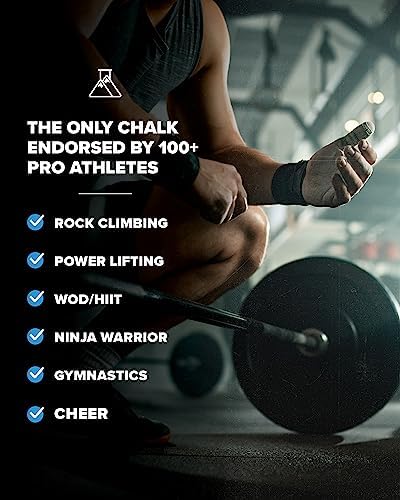 Friction Labs Premium Sports Chalk for Rock Climbing, Weight Lifting, Gymnastics, Tennis & More