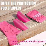 Soccer Shin Guards Toddler and Kids, Shin Pads Set with Shin Sleeves and Long Soccer Socks for Age 2-4, 3-5, 4-6, 6-8, 8-10, 10-12, 12-16 Boys and Girls, Lightweight Soccer Equipment