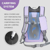 Small Hiking Backpack, 20L Lightweight Travel Backpack with Phone Pocket, Hiking Daypack for Women Men,Purple